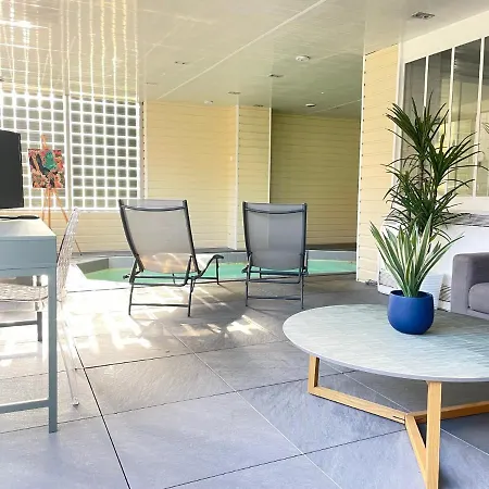 Апартаменты Le Loft Mauresque Centre Piscine Privee Interieure Chauffee Аркашон