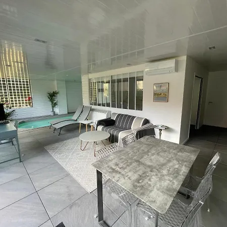 Le Loft Mauresque Centre Piscine Privee Interieure Chauffee * Аркашон